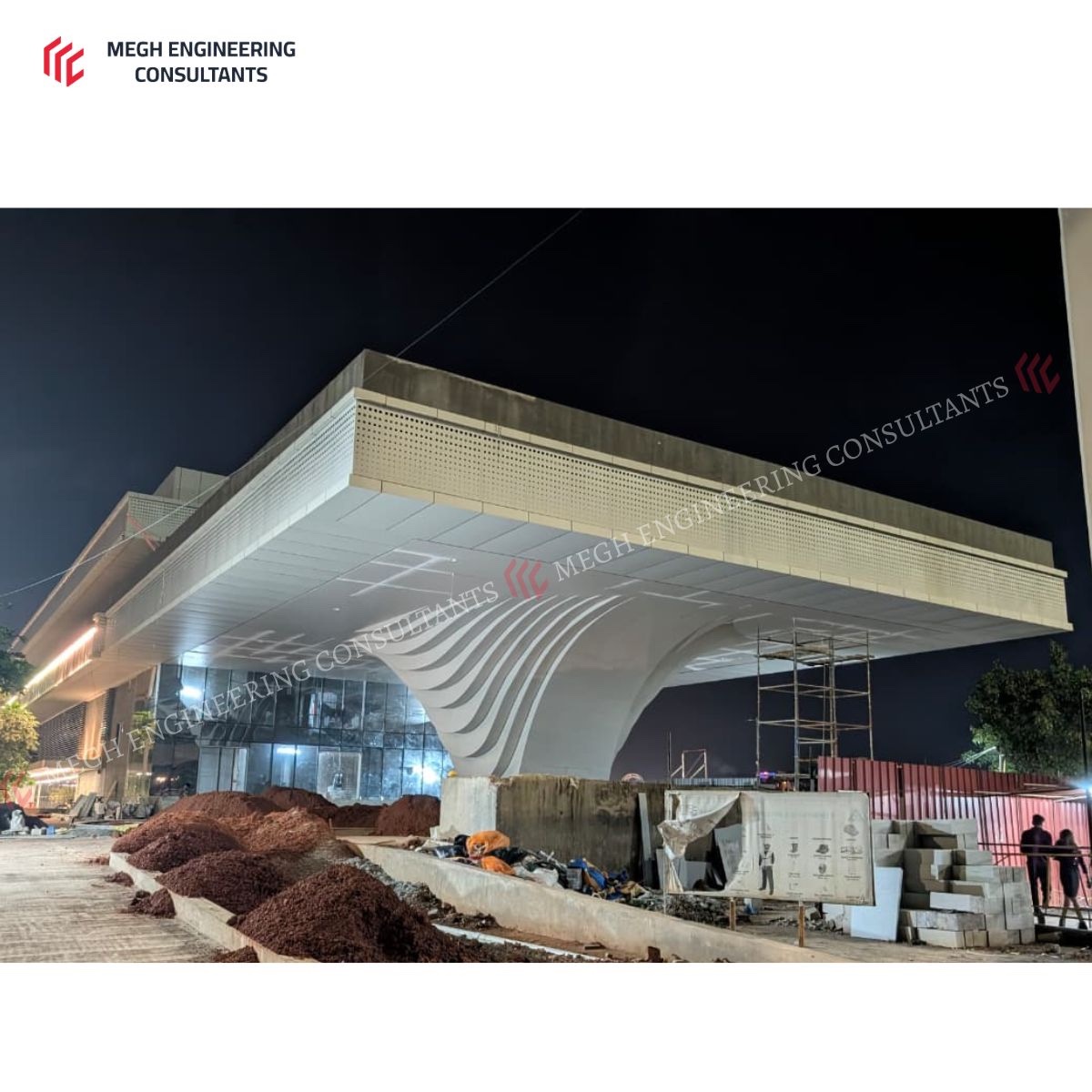Commercial Building & Mushroom Entrance Canopy — Goa — Commercial